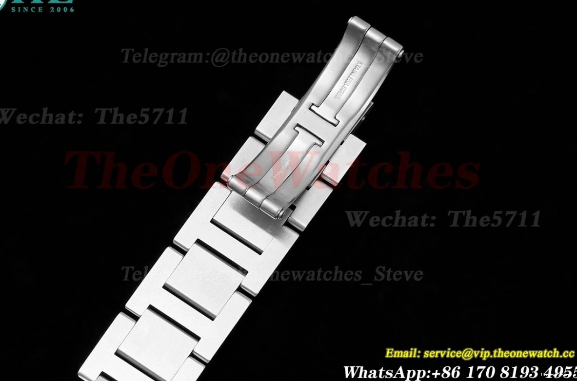 36mm 3KF De Cartier SS A076 Stk Bleu SS Ballon Pink 0217